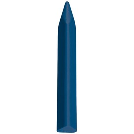 Jovi - Pastelli a Cera Jumbo Easy Grip, Confezione da 12 Cere triangolari, Colore Blu Scuro, Super Resistenti e performanti, Senza Glutine