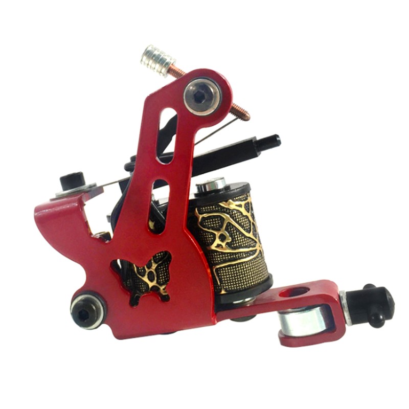 Complete Tattoos Beginner Kit with Tattoos Machines Power Source Foot