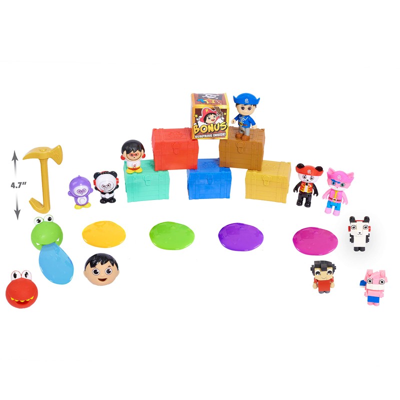 Ryan's World Pry & Surprise Pirate Treasure Chests