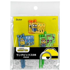 Skater LKP4-A Lunchpicks, 9-Pack, Minions