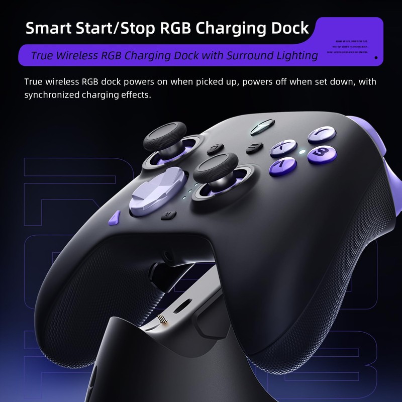 Thunderobot G80 PC Gaming Controller for NS/PC/iOS/Android, Adjustable Hall Joystick,
