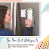 Magnetic Notepads for Refrigerator, 4-Pack Grocery List Magnet Pad for