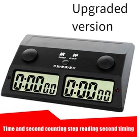 Dpaaoyer Chess Clock Competition Hour Meter Digital Board Game Stopwatch Chess Clock -385 Professional Chess Count Up Down Timer