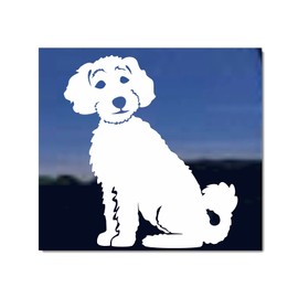 Schnoodle Decal | High Vinyl Window Schnauzer Poodle Mix Dog Sticker