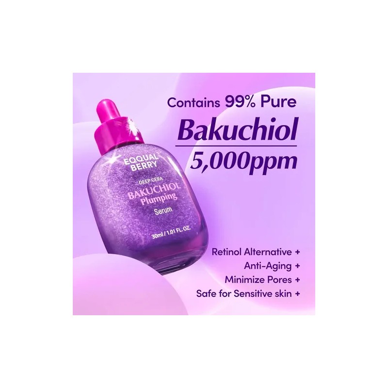 Bakuchiol Vitamina C Facial Dúo Antienvejecimiento Eqqualber