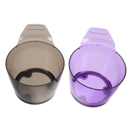 OATIPHO 2pcs Hair Color Mixing Bowl Plastic Hair Dye Bowl with Handle Color Mixing Tool for Salon Hairdressing Tinting Skincare Cosmetic Beauty