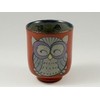 有田 Hasami of Fong Kilns, 11th Owl Pair Tea Bowls