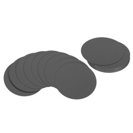 PATIKIL 5inch Circle Card Stock, 36Pcs Round Shape Cutouts Paper Thick Cardstock Coaster for DIY Craft Projects Classroom Bulletin Board Decor, Black