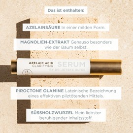 Azelaic Acid Serum (Azelaic Acid) Dr. Jetske Ultee | Against Redness, Anti-Pimples and Nodules | Blemished Skin Face | For Sensitive Skin | Brightens Pimples | Made in the Netherlands
