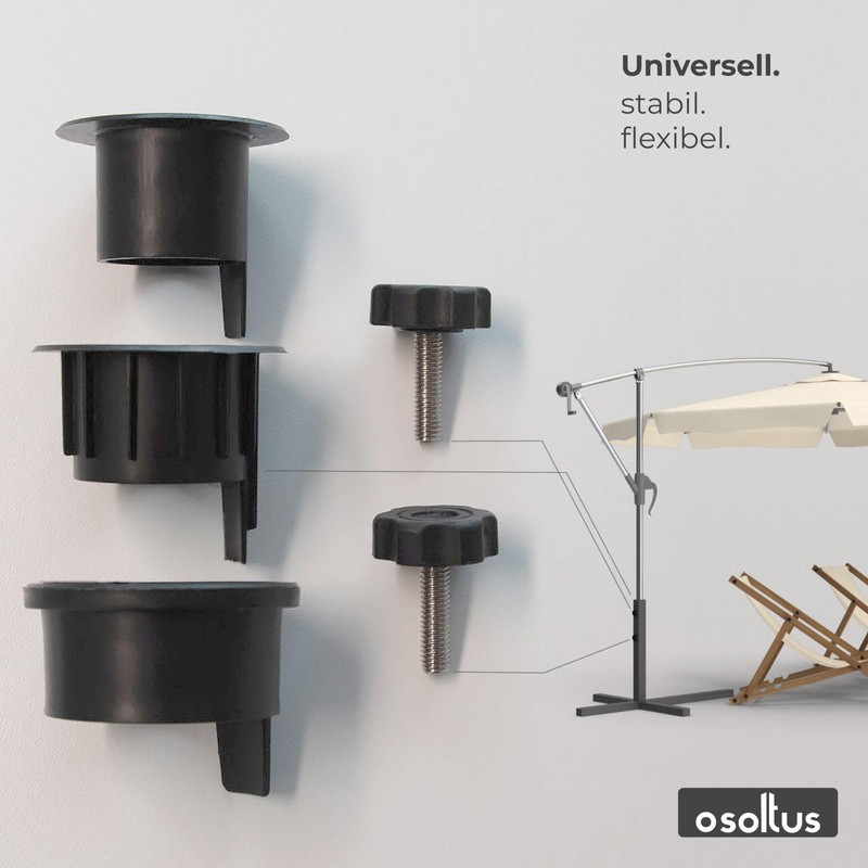 osoltus Parasol Reducing Rings Umbrella Stand Adapter Parasol Stand for