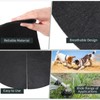 Macarrie 30 Pieces Weed Barrier Mats Non Woven Tree Mulch