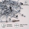 SKIR'CO (20 pcs) Zinc Plated Roofing Screws 5.5 x 105