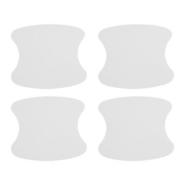 TUCKBOLD Car Magnet Car Door Handle Scratch Protector 90x100mm Anti-Scratches| Door Handle Protective Film Matte White 4 Pcs
