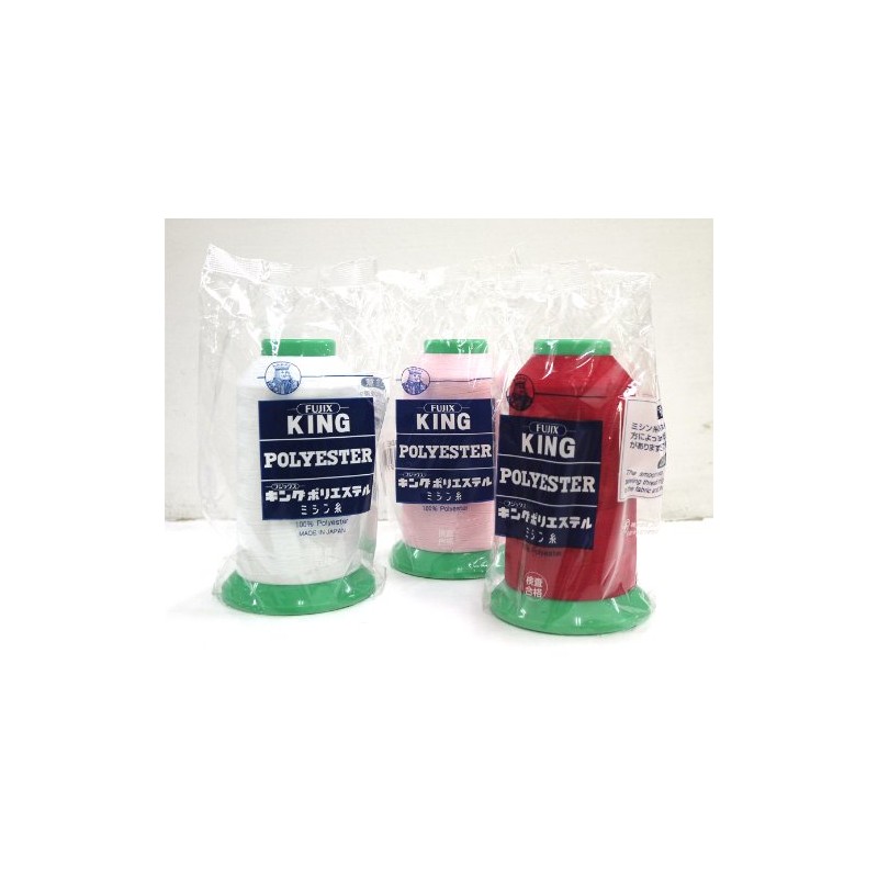 FUJIX COL.254 Commercial King, Polyester Sewing Machine Yarn, #50 Normal