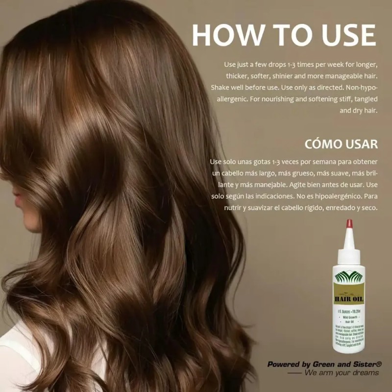 Aceite Esencial Growth Hair Care 118.291 Ml, Aceite De Coco