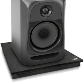 Pyle Pro Audio PA Speaker Platform Pad - 22.5’’ x 17.8’’ Acoustic Isolation Base, Lab-Tested Sound Dampening, High-Density Foam, Reduces Vibration & Resonance, Perfect for Studio Monitors, Subwoofers