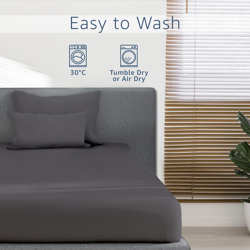 Amago - Fitted Sheet, 50 cm Pocket, 100 Percent Cotton,