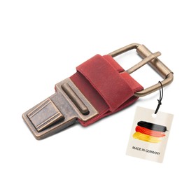 Thielemann Replacement Buckle for Bags with a 3cm Wide Strap, Bag Clasp with Push Buckle & Pin Lock Replacement Part for DIY Repair, Antique red