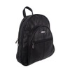 Lorenz Real Leather Backpack Adjustable Backpack Straps with Zip Detail