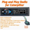 12 Volt Plug & Play Radio for Caterpillar Excavator Dozer