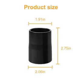 UYZO Miter Saw Vacuum Adapter For DeWalt DWS779 DWS780, Fits for 1 7/8" Dust Collection Hose Miter Saw Shop Vac