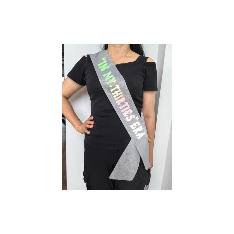 30th Birthday Sash 30th Birthday Gifts in My Thirties Era