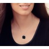 COAI Healing Raw Crystal Necklace for Women, Stone, Obsidian