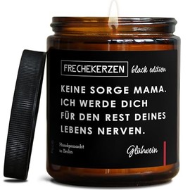 Lustige Duftkerze mit Spruch f√ºr Mama | Handgemacht aus Sojawachs | In Geschenkbox | Valentinstag Geburtstagsgeschenk | Geschenkidee Geburtstag Mutter, Beste Mama zum Muttertag |Gl√ºhwein