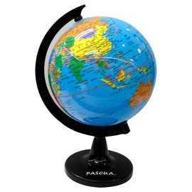 Globo Terráqueo Mapa en español Girable Decoración de Escritorio, oficina, hogar y escuela, Mapa Político Geográfica/Moderna 14.2cm