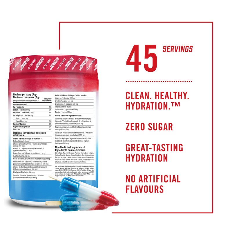 BioSteel Hydration Mix, Great Tasting Hydration with Zero Sugar, and