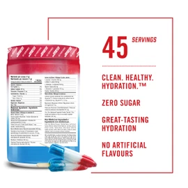BioSteel Hydration Mix, Great Tasting Hydration with Zero Sugar, and No Artificial Flavours or Preservatives, Ice Pop Flavour, 45 Servings per Tub