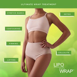Ultimate Body Applicator Lipo Wrap Works For Cellulite Reducing Toning Contouring Firming (6 Wraps)