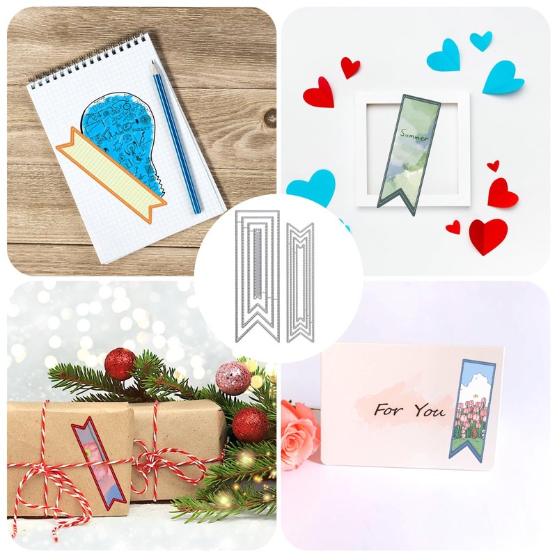 8 Pack Bookmark Die Cuts Metal Cutting Dies Carbon Steel