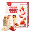 DIET COOKER Mushroom Overnight Oats, 27g of Protein & Strawberry