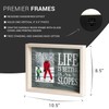 ChalkTalkSPORTS Premier Skiing & Snowboarding Photo Frame | Life is