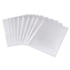 KAV- HIGH/HEAVY Quality A4 Clear Plastic clear stripe Punched Punch
