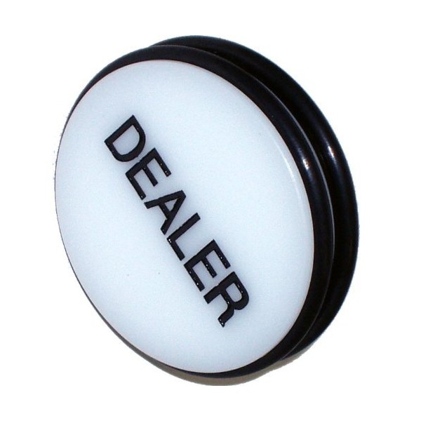Brybelly 3 Inch Double Sided Casino Grade Dealer Button Puck - Includes Bonus 2 Blind Buttons!