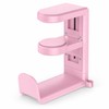 Rotating Headphone Holder for Desk – No-Punch Plastic Headset Hook