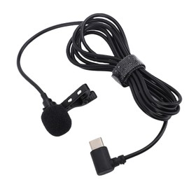 Lavalier Microphone USB C, Audio Condenser Lav Mic, Clip on Mic with USB Type C for Computers & Laptops, Phones, for YouTube Vlog, Interview & Podcast