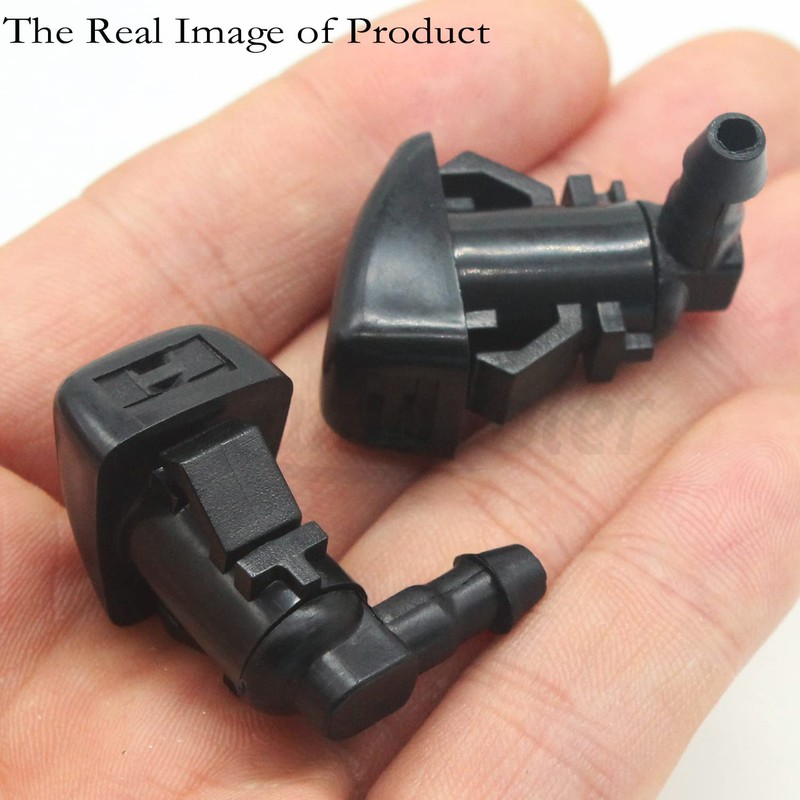 Amavoler Windshield Washer Nozzles Wiper Spray Replacement Fit For 08-12
