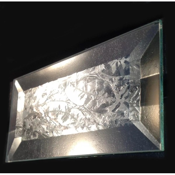 2" x 4" Glue Chip Rectangular Glass Bevels Box of