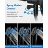 Black Shower Head with Handheld: 2 in1 Shower Head High