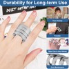 Folding Finger Ring, 4 Finger Trigger Ring, Fidget Toys for