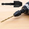 RZJZGZ 3 Pcs Keyless Drill Chuck Bit 1/4 Inch Hex