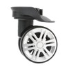 Baoblaze 2 Pieces Black Replacement A19 Dual Roller Wheels Luggage