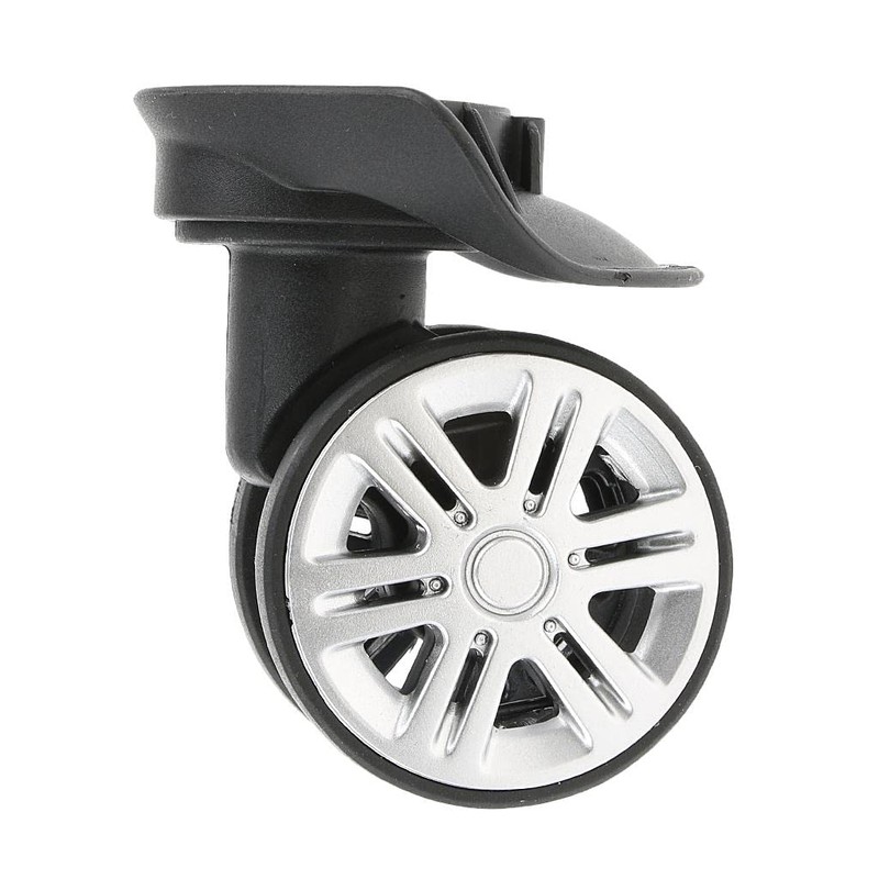 Baoblaze 2 Pieces Black Replacement A19 Dual Roller Wheels Luggage