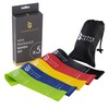 SUPERLETIC Mini Resistance Bands Set of 5 I Fitness Band