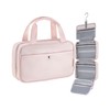 Chakipee Water Resistant Makeup Cosmetic Bag Travel Organizer, pink, M