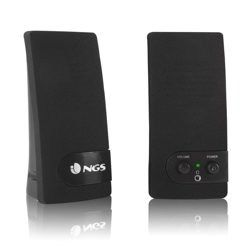 NGS SB150 Soundband 2.0 USB Powered Multimedia Speaker - Silver/Black
