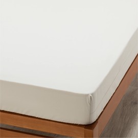 Nishikawa【西川】Box Sheet Quick Sheet, Single, Washable, Skin-friendly 100% Cotton Broadcloth, Easy to Install and Less Likely to Slip, Up to 35 cm Thickness, Solid Color, Beaute BE3601, Beige